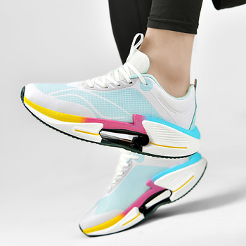 Pantofi de alergare cu placă de carbon, unisex, ultra-ușori, partea superioară respirabilă PU+ plasă, talpă din cauciuc rezistentă