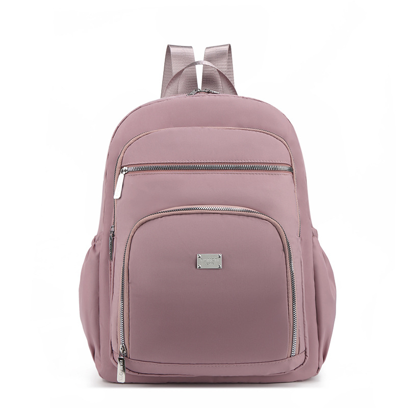 Rucsac din Oxford, impermeabil, capacitate mare, închidere cu fermoar, exterior 3D, stil elegant pentru femei mature