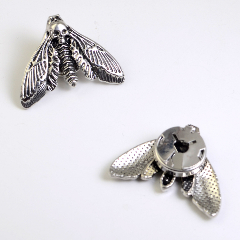 Butoni de manșetă cu design insect, aliaj, unisex, electroplacare