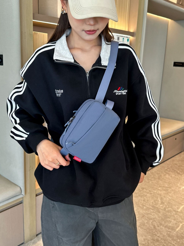 Geantă de talie sportivă — Taslan material, respirabilă, ultra-ușoară, unisex, Iarnă 2025