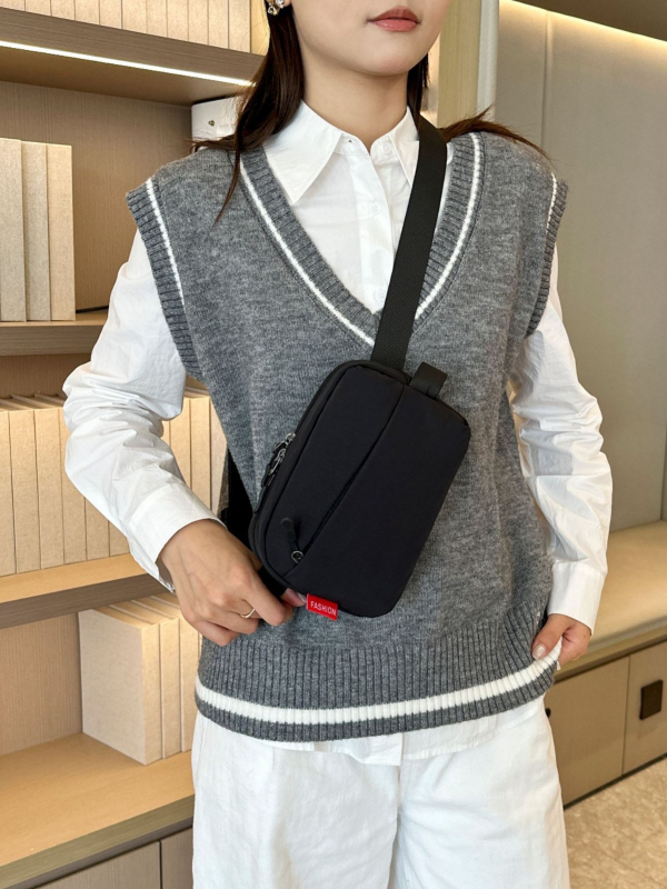 Geantă de talie sportivă — Taslan material, respirabilă, ultra-ușoară, unisex, Iarnă 2025