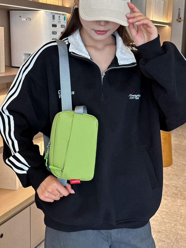 Geantă de talie sportivă — Taslan material, respirabilă, ultra-ușoară, unisex, Iarnă 2025