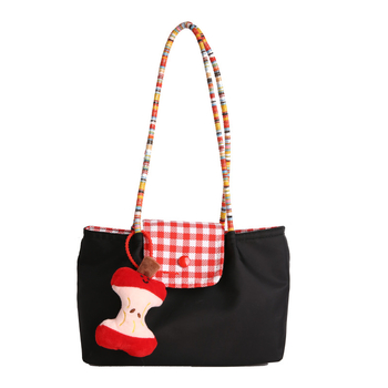 Geantă de damă tip tote pentru navetă zilnică, subraț, cu buzunar pentru telefon, material Oxford, formă orizontală pătrată, închidere cu capac