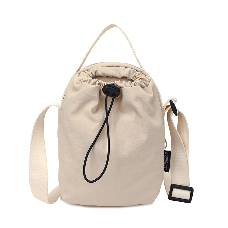 Geantă de umăr în stil coreean, formă de dumpling, țesătură Oxford, închidere cu fermoar, buzunar intern cu fermoar și buzunar pentru telefon, căptușeală poliester