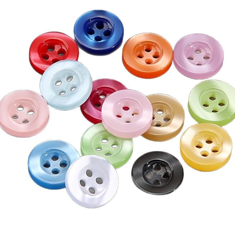 Năsturi rotunzi pentru cămașă, cu bază din aliaj de rășină, finisaj sidefat, potriviți pentru paltoane, cămăși, rochii și proiecte de artizanat