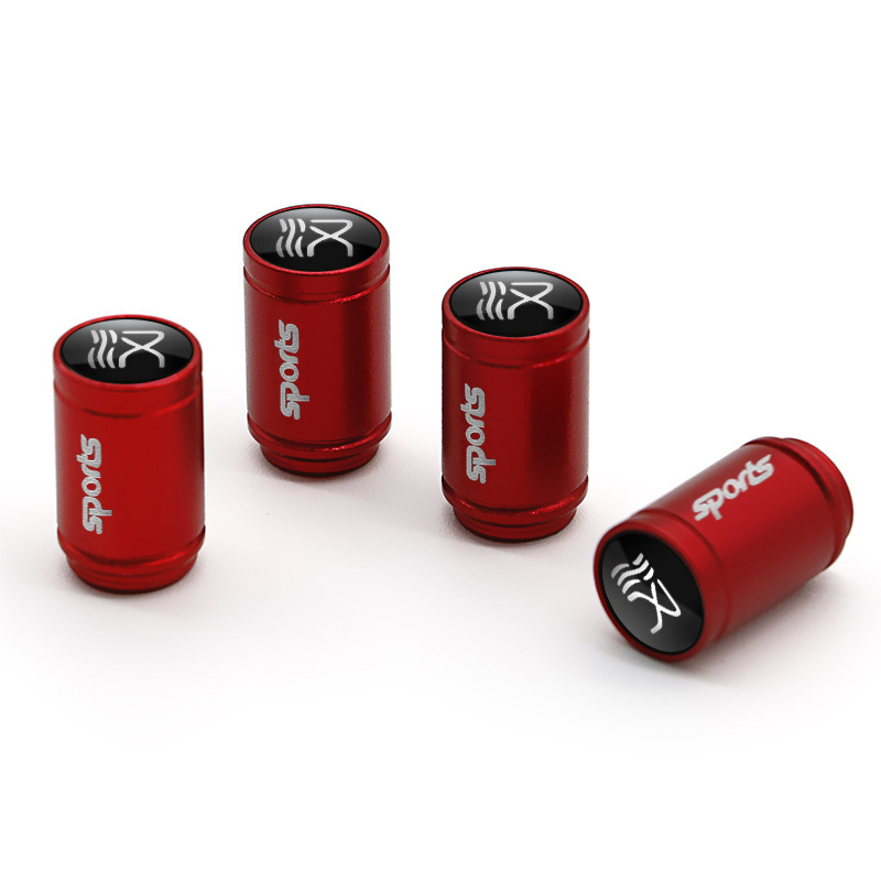 BYD Han riepas ventila vāciņš, griešanās tips, no gumijas, ar logotipa dekoru