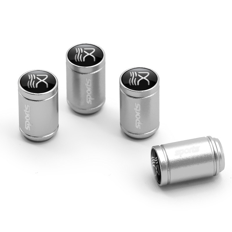 BYD Han riepas ventila vāciņš, griešanās tips, no gumijas, ar logotipa dekoru