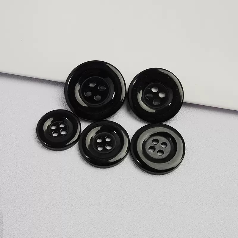 Buton din rășină cu patru găuri pentru cămăși și paltoane, vopsibil, potrivit pentru uniforme
