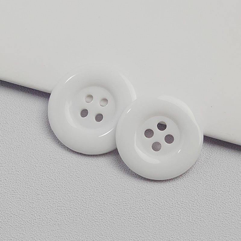 Buton din rășină cu patru găuri pentru cămăși și paltoane, vopsibil, potrivit pentru uniforme