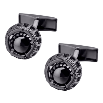 Sárgaréz mandzsettagombok, kör alakú, divatos OL és páros stílus, elektroplattált felületkezelés, testreszabható