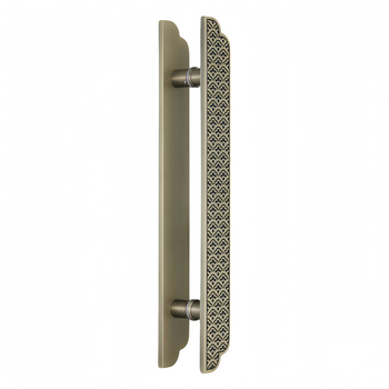 Ajtófogantyú - alumíniumötvözet bronz felülettel - Flower Hook Combination - felületre szerelt - Új kínai stílus