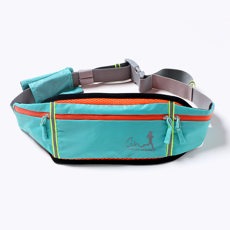 CHATMATE uniszex deréktáska futáshoz — vízálló, lélegző, lopás elleni védelem.