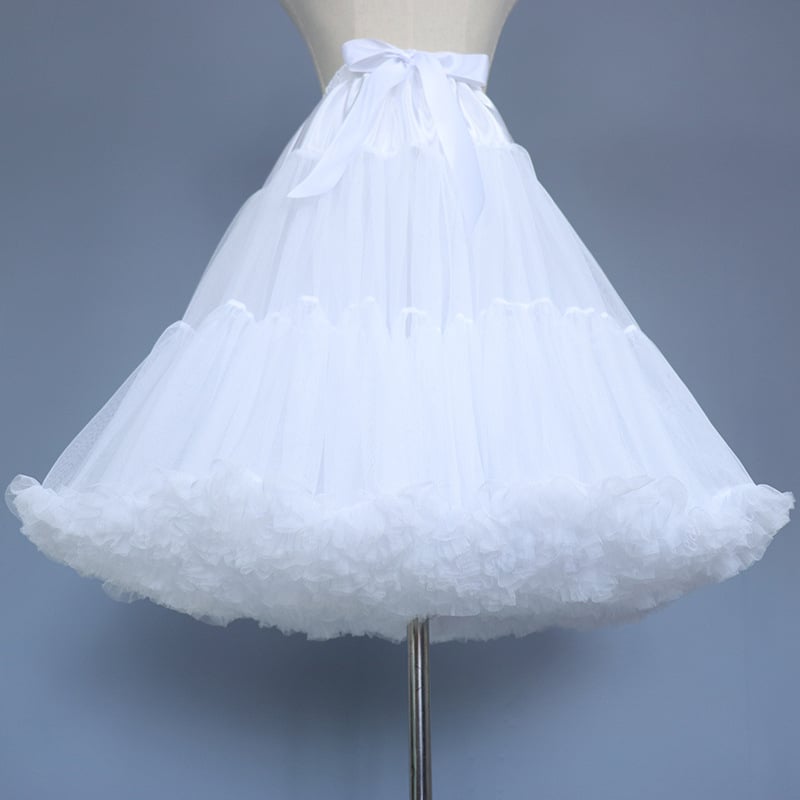 Lolita Petticoat, Boneless, Soft Mesh, Puffy, Adult