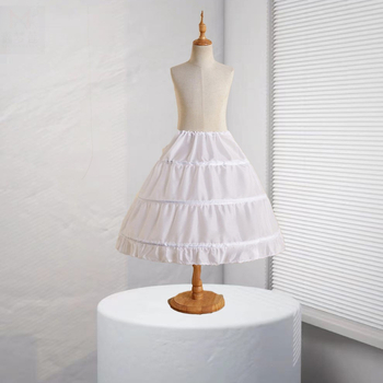 Детска Лолита рокля-петикот с регулируеми кости и опора – PIRON стил: три стоманени пръстена, двуслоен текстил | Бранд Xin Meng Lian | За деца | Пролет 2024