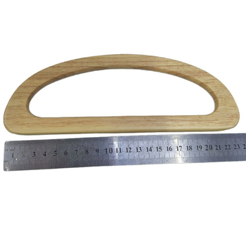 Táskafa fogantyú, gumifa, szövött DIY-stílusban