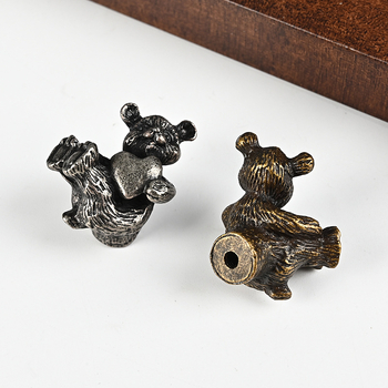 Fiók- és szekrényajtó fogantyú, Nordic stílusú, cinkötvözet, öntvény, felületre szerelhető, modell 6195