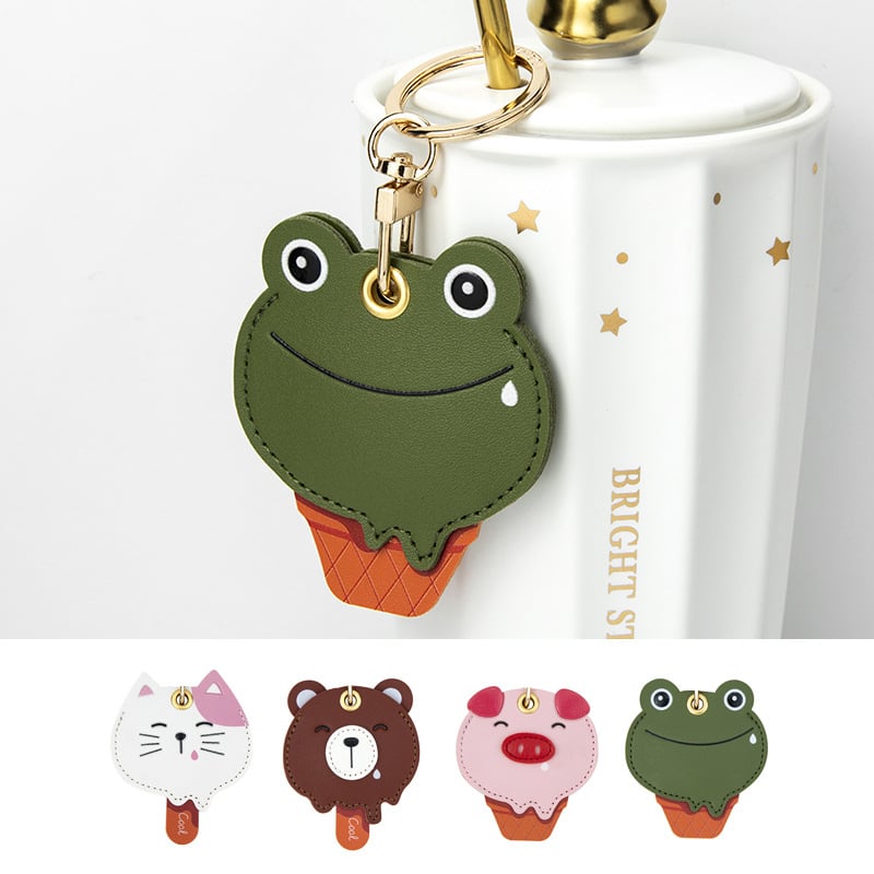 Δερμάτινη θήκη κάρτας πρόσβασης με μπρελόκ, IP αδειοδοτημένο Octopus, στυλ Lovable Wind