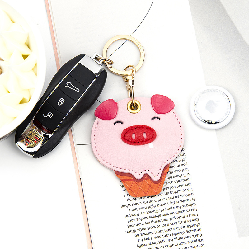 Δερμάτινη θήκη κάρτας πρόσβασης με μπρελόκ, IP αδειοδοτημένο Octopus, στυλ Lovable Wind