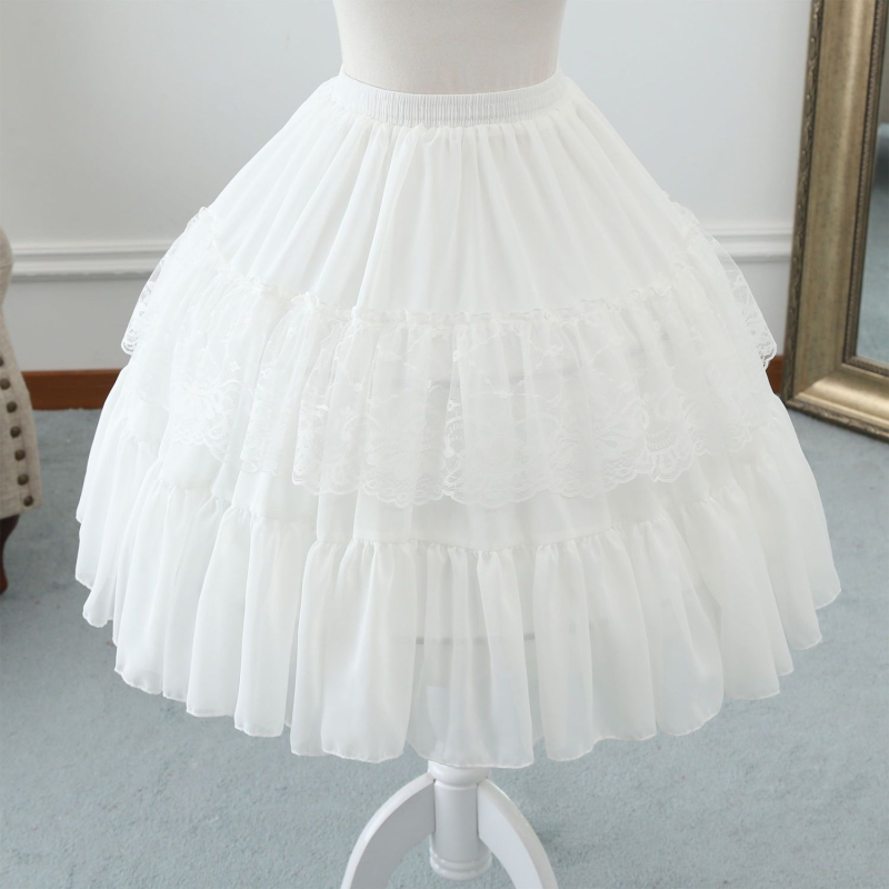 Lolita Lace Fishbone Skirt, Podesivi bustle, Brend Unique, Ljeto 2021