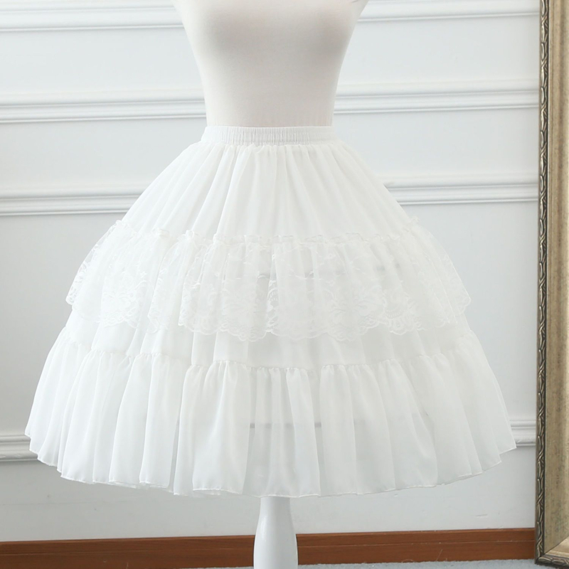 Lolita Lace Fishbone Skirt, Podesivi bustle, Brend Unique, Ljeto 2021