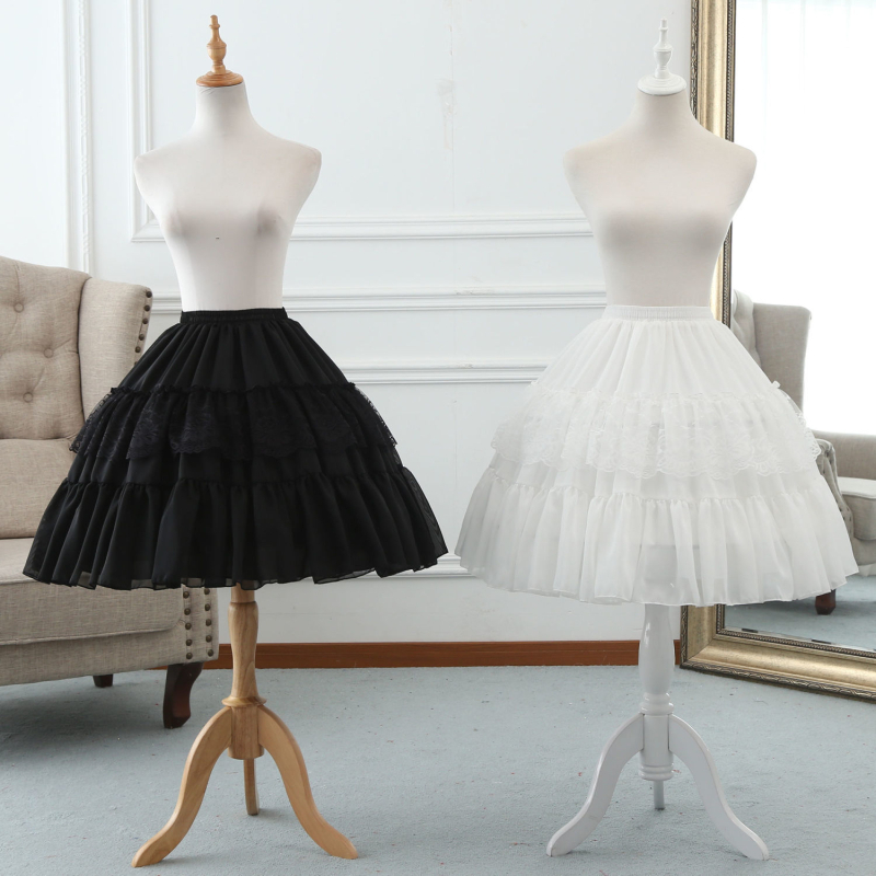 Lolita Lace Fishbone Skirt, Podesivi bustle, Brend Unique, Ljeto 2021