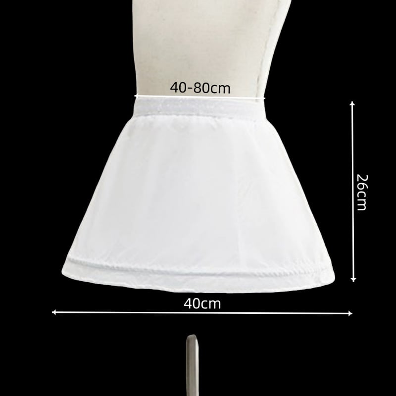 Rochie de prințesă pentru copii cu căptușeală reglabilă, Bustle: inel din oțel și fir de un singur strat, pentru copii, primăvara 2025