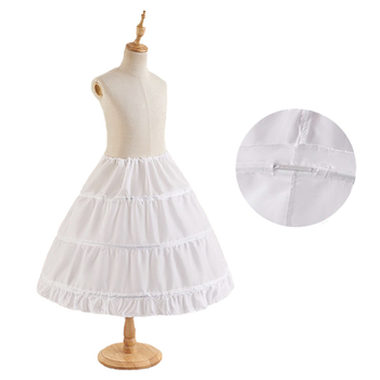Детска принцова рокля за сценично изпълнение с метален пръстен за подпора, рибена кост за поддръжка, регулируема пухкава пола — Пролет 2025