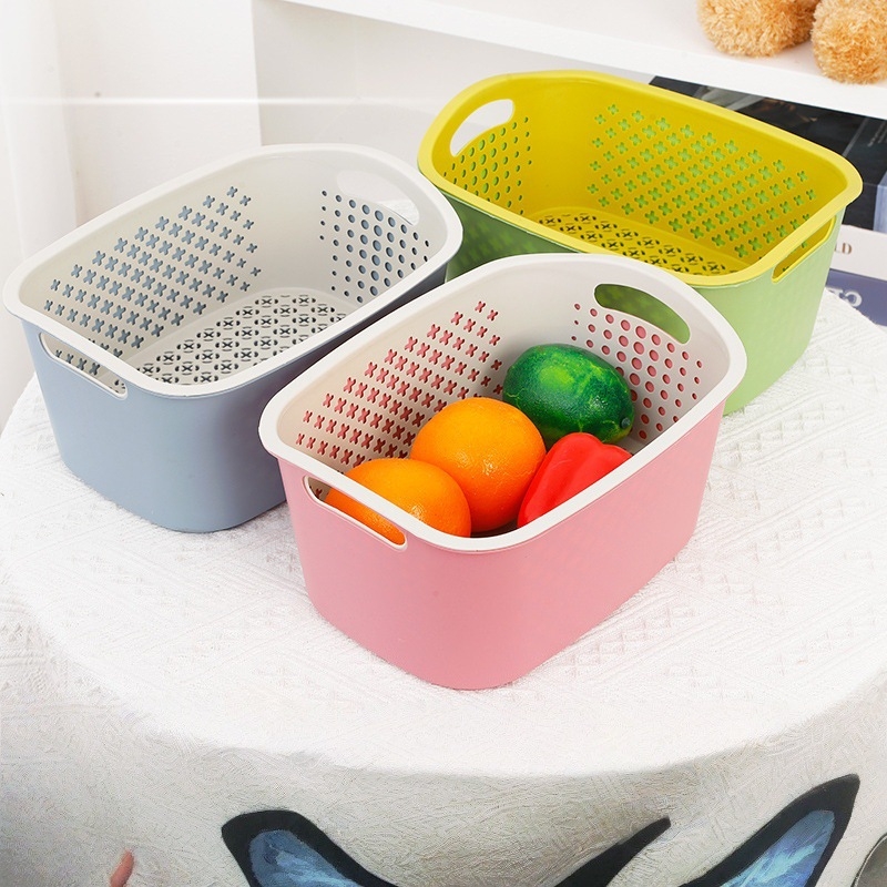 Coș de drenaj din plastic, multifuncțional, stil modern minimalist, imprimare a logo-ului disponibil