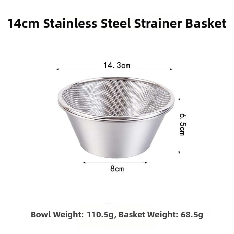 304 nerūsējošā tērauda notekgrozs — daudzfunkcionāla virtuves siets, mūsdienīgs dizains