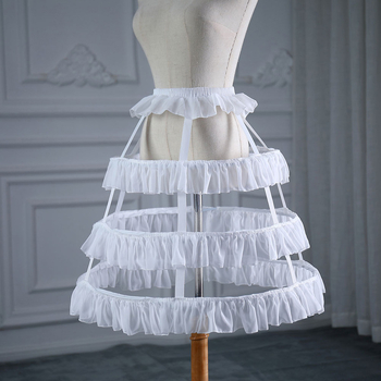 Lolita s izrezom i naborom Birdcage Fishbone Petticoat, tri čelična prstena, dvostruka slojna konstrukcija, Marka Royal Love Tianzi, Odrasli, Proljeće 2025