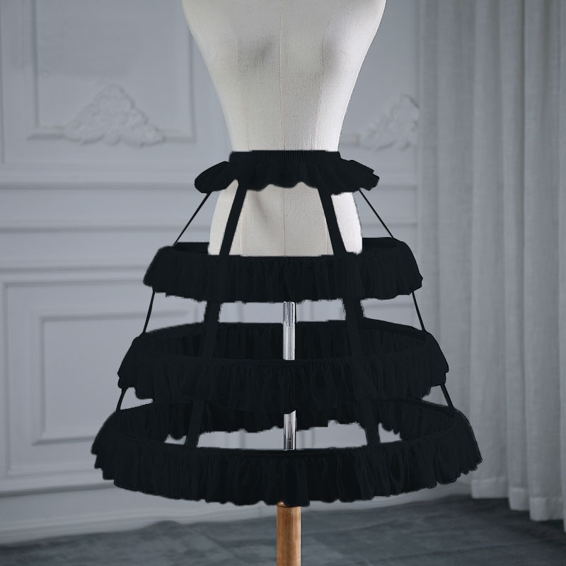 Lolita s izrezom i naborom Birdcage Fishbone Petticoat, tri čelična prstena, dvostruka slojna konstrukcija, Marka Royal Love Tianzi, Odrasli, Proljeće 2025