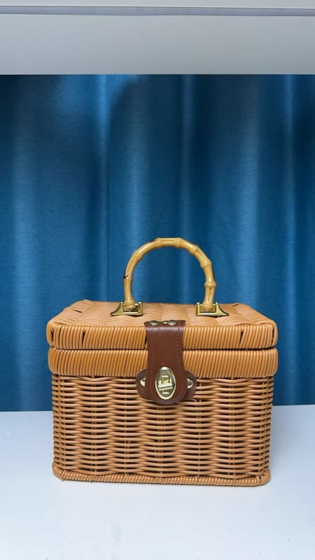 Košarica za kupovinu 008, plast + metalni okvir, model Gift Box 008, stil: novi kineski stil