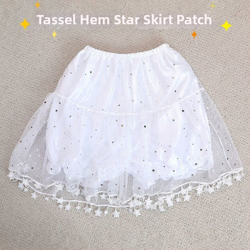 Lolita комплект от две части с JK подпора за пола – безкостна подпора, мека прежда и облачен дизайн, за възрастни, пролет 2023, Aobai Beauty Clothing