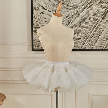 Lolita Petticoat — Six-Layer Ultra-Puffy, Boneless Bustle, Soft Gauze, Adult, Xin Menglian