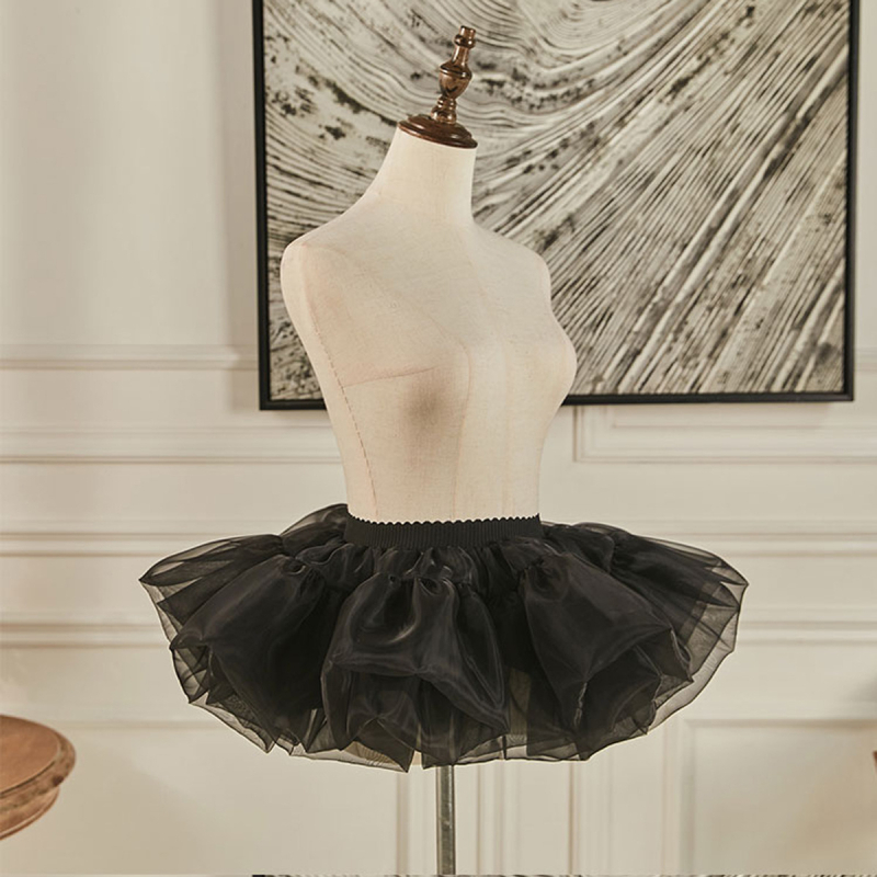 Lolita Petticoat — Six-Layer Ultra-Puffy, Boneless Bustle, Soft Gauze, Adult, Xin Menglian