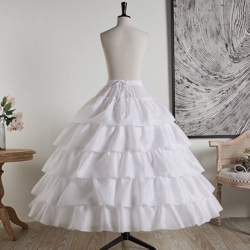 Сватбена рокля подпора за пола с три стоманени пръстена, двоен слой прежда – за възрастни, лято 2022