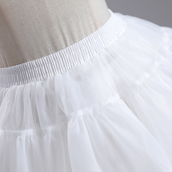 Fustă Lolita din chiffon cu dantelă, tul scurt, adult, Vară 2024