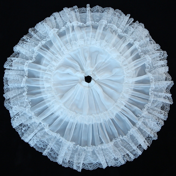 Petticoat Lolita cosplay cu armături din oțel duble, susținere cu os fishbone, volum reglabil, țesătură poliester