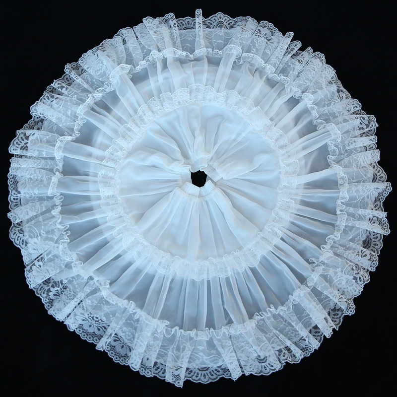 Petticoat Lolita cosplay cu armături din oțel duble, susținere cu os fishbone, volum reglabil, țesătură poliester
