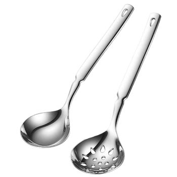 Lingură de bucătărie din oțel inoxidabil 316 – antiderapant, rezistentă la temperaturi înalte, protecție împotriva arsurilor (316 oțel inoxidabil; antiderapant; rezistentă la temperaturi înalte; protecție împotriva arsurilor)