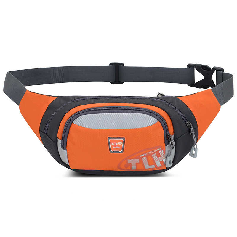 Unisex torbica za pojas od najlona, vodootporna, velikog kapaciteta, za vanjske sportove, crossbody, casual stil