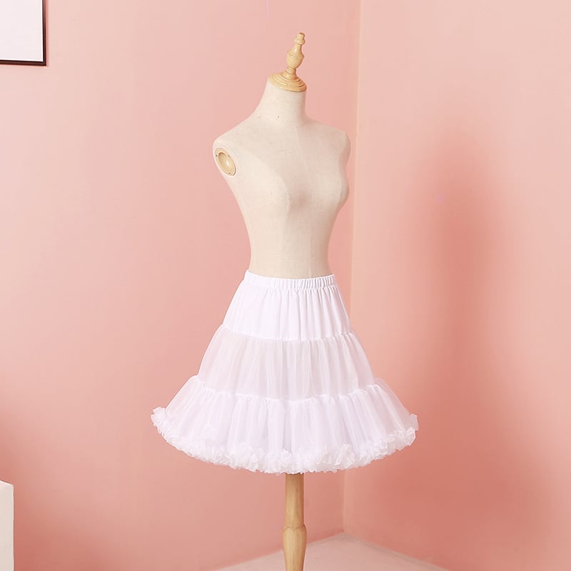 Lolita стил къса пола с мек тюл, за възрастни, пролет 2022