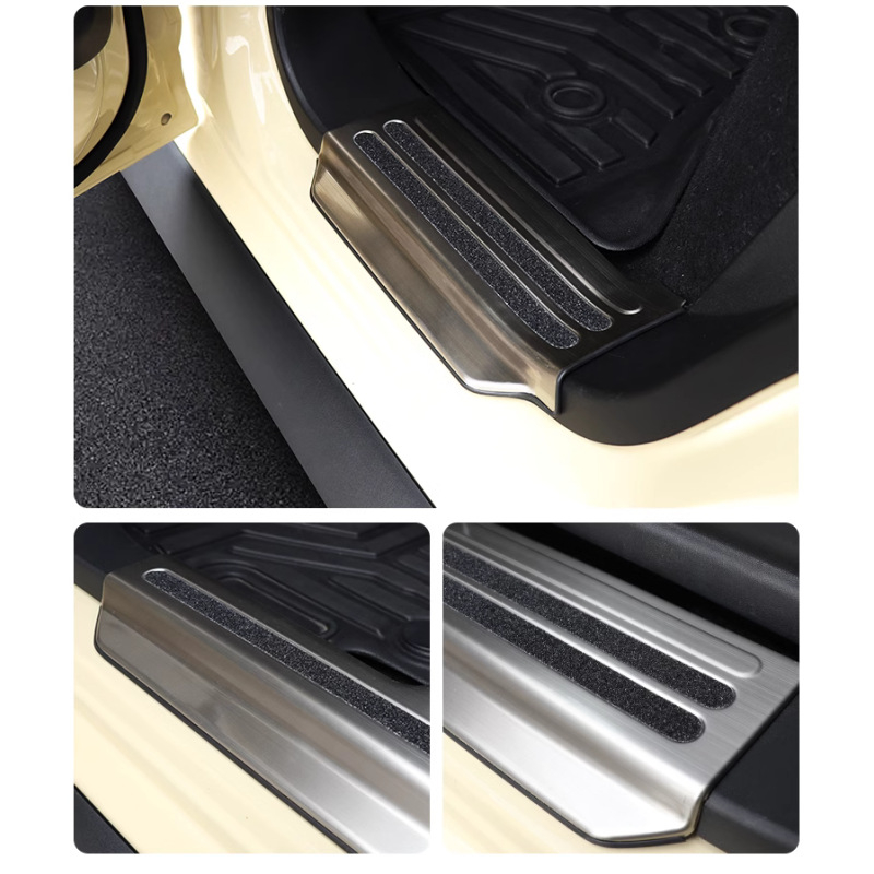 Πλάκα προστασίας θυρών εσωτερικού χώρου Jimny 5-θυρών - Teliga, ανοξείδωτος χάλυβας, TLJ039-CF