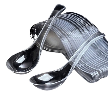 Jednokratna žlica, PP materijal, za odrasle, stil National Tide Wind (novi kineski stil), ispisano logo, mogućnost prilagodbe obrade