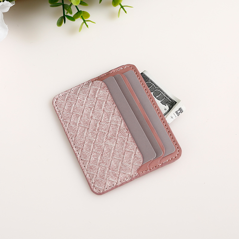PU ultra-tanka kartica držač s velikim kapacitetom, novčanik za kartice s 1 preklopom, unisex