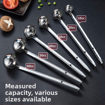 Daudzfunkcionāla unču mērinstrumenta karote, no 304 nerūsējošā tērauda, ar āķīti, piemērota piena tējas un kafijas pupiņām