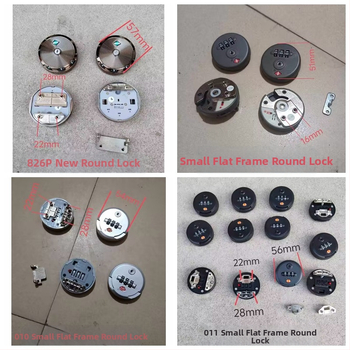 Lagaminų apvalus kombinuotas užraktas – apsauga nuo vagystės, medžiaga plastikas, aksesuarai lagaminams