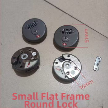 Lagaminų apvalus kombinuotas užraktas – apsauga nuo vagystės, medžiaga plastikas, aksesuarai lagaminams