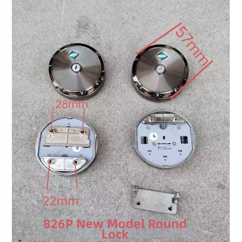 Lagaminų apvalus kombinuotas užraktas – apsauga nuo vagystės, medžiaga plastikas, aksesuarai lagaminams