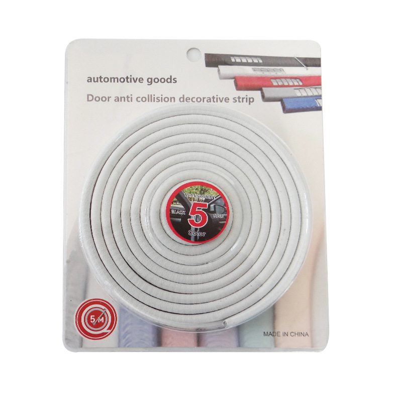 Bandă de cauciuc pentru ușa mașinii, anti-coliziune – Haokai, personalizabilă, model: bandă anti-coliziune